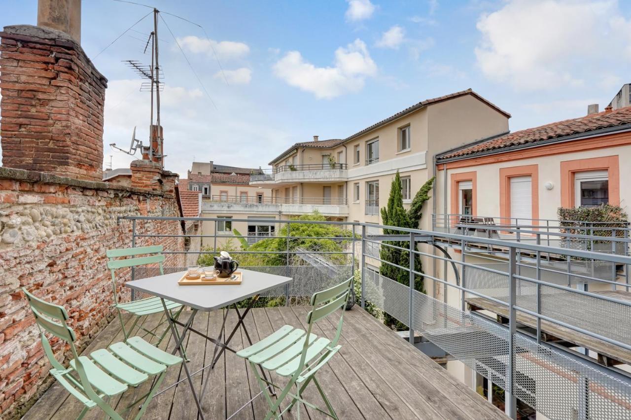 Apartamento Terrasse Riquet - En Plein Coeur De Toulouse Exterior foto